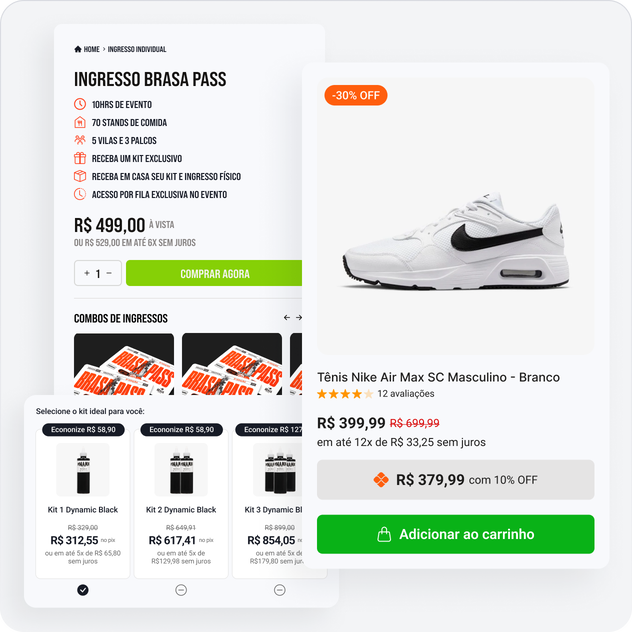 Storefront customizável